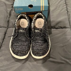 Hey Dude Kids Black and White Sneakers